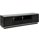 Monument Furniture Black Modern Entertainment Unit
