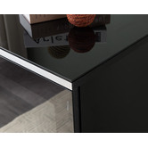 Monument Furniture IR-Friendly Enclosed Hi-Fi Glass-Top Rack