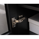 Monument Furniture IR-Friendly Enclosed Hi-Fi Glass-Top Rack