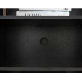 Monument Furniture IR-Friendly Enclosed Hi-Fi Glass-Top Rack