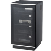 Monument Furniture IR-Friendly Enclosed Hi-Fi Glass-Top Rack