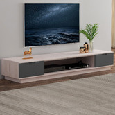 Monument Furniture 220cm Natural Rio TV Unit