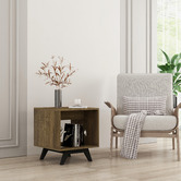 Monument Furniture Dark Timber Metro End Table