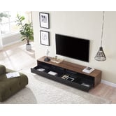 Monument Furniture 200cm Suave Lowline TV Unit