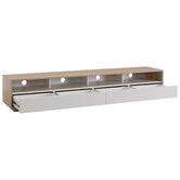 Monument Furniture 200cm Suave Lowline TV Unit