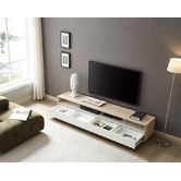 Monument Furniture 200cm Suave Lowline TV Unit