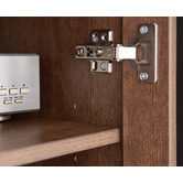 Monument Furniture IR-Friendly Enclosed Hi-Fi Glass-Top Rack