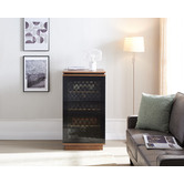 Monument Furniture IR-Friendly Enclosed Hi-Fi Glass-Top Rack