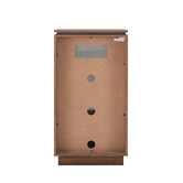 Monument Furniture IR-Friendly Enclosed Hi-Fi Glass-Top Rack