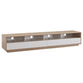 Monument Furniture 200cm Suave Lowline TV Unit