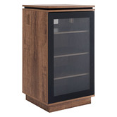 Monument Furniture IR-Friendly Enclosed Hi-Fi Glass-Top Rack