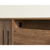 Monument Furniture Dark Oak &amp; Black Hollywood TV Cabinet