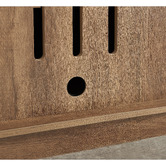 Monument Furniture Dark Oak &amp; Black Hollywood TV Cabinet