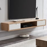 Monument Furniture 180cm Whitson Wall-Mounted TV Unit