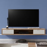 Monument Furniture 180cm Whitson Wall-Mounted TV Unit