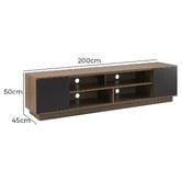 Monument Furniture Conrad 2 Door Entertainment Unit