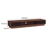 Monument Furniture Conrad 2 Drawer TV Unit