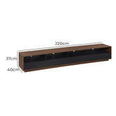 Monument Furniture Reine Lowline TV Unit