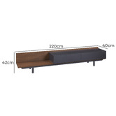 Monument Furniture Jada Lowline TV Unit
