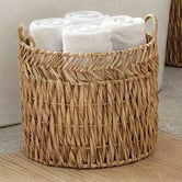 Monument Furniture 4 Piece Florence Woven Water Hyacinth Basket Set