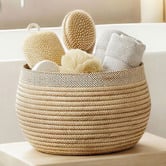 Monument Furniture 3 Piece Nylah Woven Water Hyacinth Basket Set