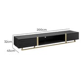 Monument Furniture Athena 2 Drawer TV Unit