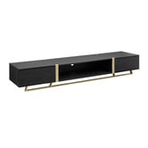 Monument Furniture 200cm Athena 2 Drawer TV Unit
