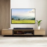 Monument Furniture 200cm Athena 2 Drawer TV Unit