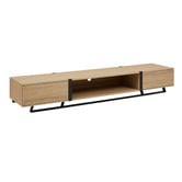Monument Furniture 200cm Athena 2 Drawer TV Unit