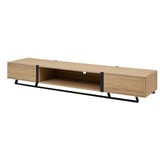 Monument Furniture 200cm Athena 2 Drawer TV Unit