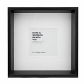 Corban &amp; Blair 4 x 4&quot; Wooden Shadow Box Photo Frame