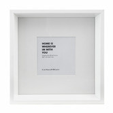 Corban &amp; Blair 4 x 4&quot; Wooden Shadow Box Photo Frame