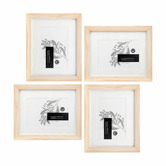 Corban &amp; Blair 4 Piece 5 x 7" Slim Box Frame Gallery Wall Set
