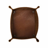 Corban &amp; Blair 6 Piece Tan Artisan Leather Complete Desk Set
