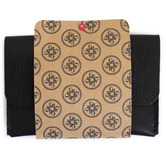 Corban &amp; Blair Pocket Personalised Leather Card Holder with Snap Button