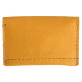 Corban &amp; Blair Pocket Personalised Leather Card Holder with Snap Button