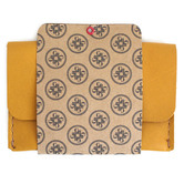 Corban &amp; Blair Pocket Personalised Leather Card Holder with Snap Button