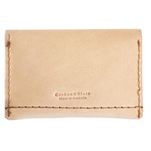 Corban &amp; Blair Pocket Personalised Leather Card Holder with Snap Button