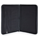 Corban &amp; Blair Black A4 Leather Compendium with Zip