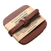 Corban &amp; Blair 6 Piece Lucy Simpson Leather Coasters Set