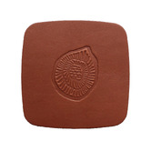 Corban &amp; Blair 6 Piece Lucy Simpson Leather Coasters Set