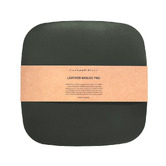 Corban &amp; Blair Green Artisan Cowhide Leather Mouse Pad