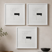 Corban &amp; Blair 3 Piece Slim Box 16 x 16" Photo Frame Set