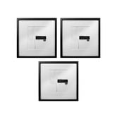 Corban &amp; Blair 3 Piece Slim Box 16 x 16" Photo Frame Set