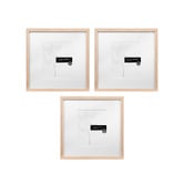 Corban &amp; Blair 3 Piece Slim Box 16 x 16" Photo Frame Set