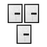 Corban &amp; Blair 3 Piece Slim Box A3 Photo Frame Set