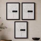 Corban &amp; Blair 3 Piece Slim Box A3 Photo Frame Set