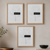Corban &amp; Blair 3 Piece Slim Box A3 Photo Frame Set