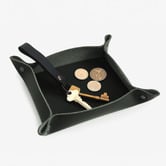Corban &amp; Blair Artisan Genuine Leather Desk Tray