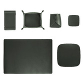 Corban &amp; Blair 6 Piece Artisan Leather Complete Desk Set